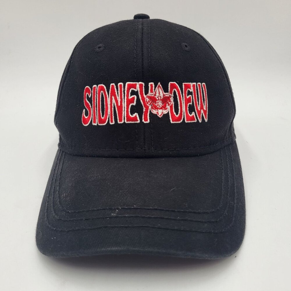 Sidney Dew Dri-Duck Hat Cap Strapback Black Red Embroidered Mens